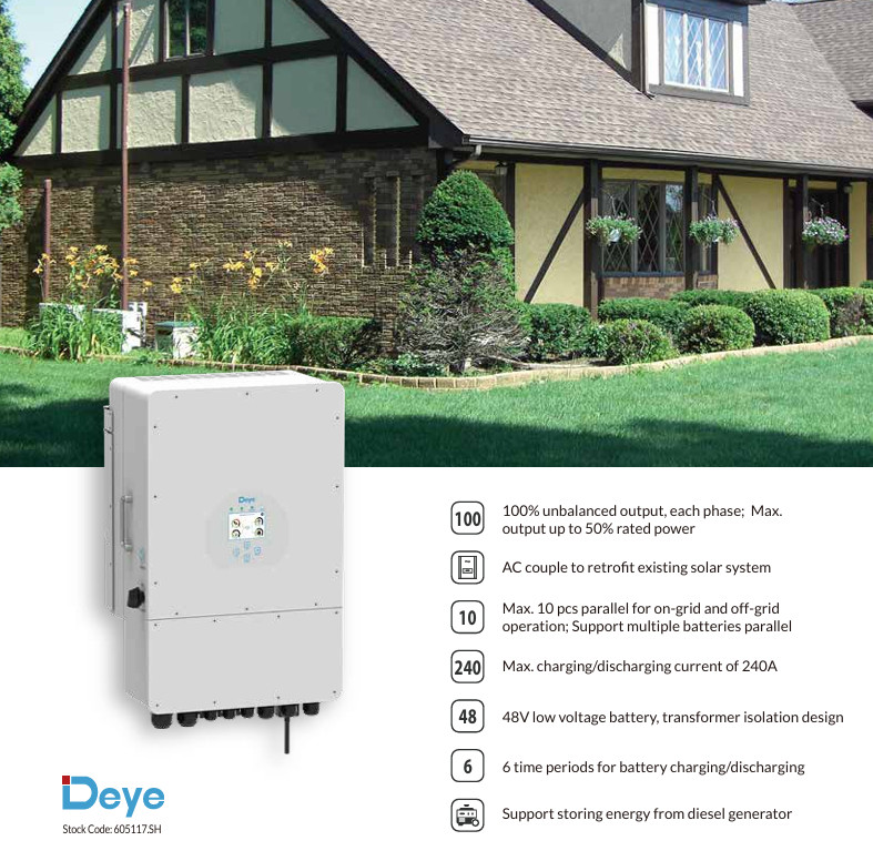 Three Phase Hybrid Inverter  SUN-5/6/8/10/12K-SG04LP3-E